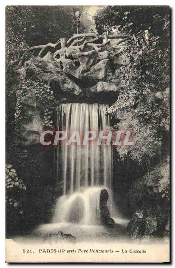 CPA Paris (14e Art) Parc Montsouris La Cascade