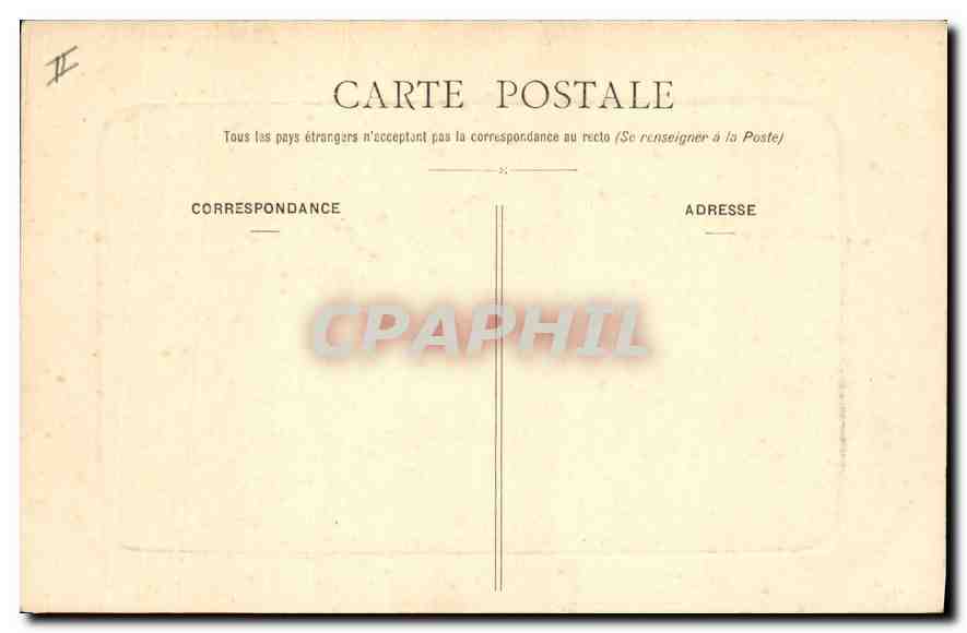 CPA Paris L'Arc de Triomphe de L'Etoile — Rückseite