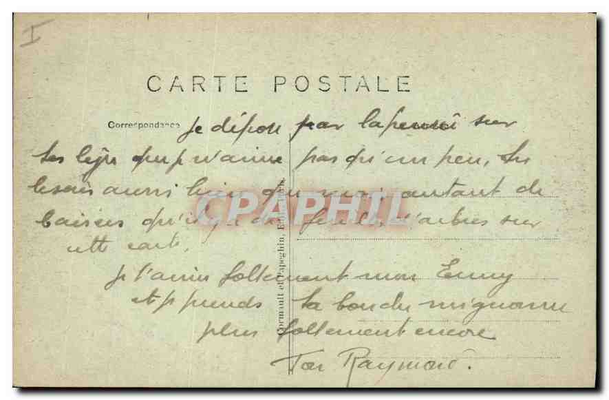 CPA Paris Jardin des Tuileries le Monument Quand meme et l'Arc de Triomphe du Carrousel — Rückseite