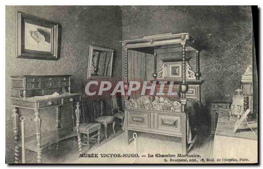 CPA Musee Victor Hugo La Chambre Mortuaire