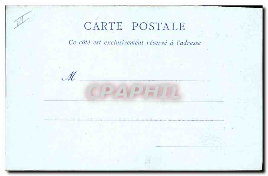 CPA Paris La Rue Soufflot et le Patheon — Rückseite