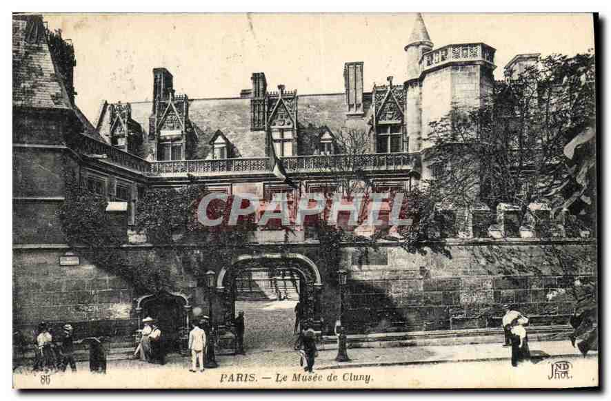 CPA Paris Musee de Cluny