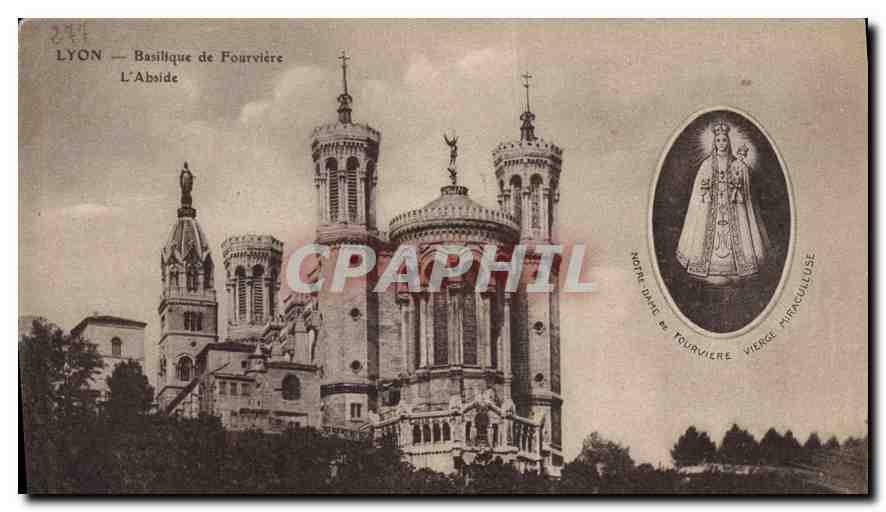 CPA Lyon Basilique de Fourviere l'Abside