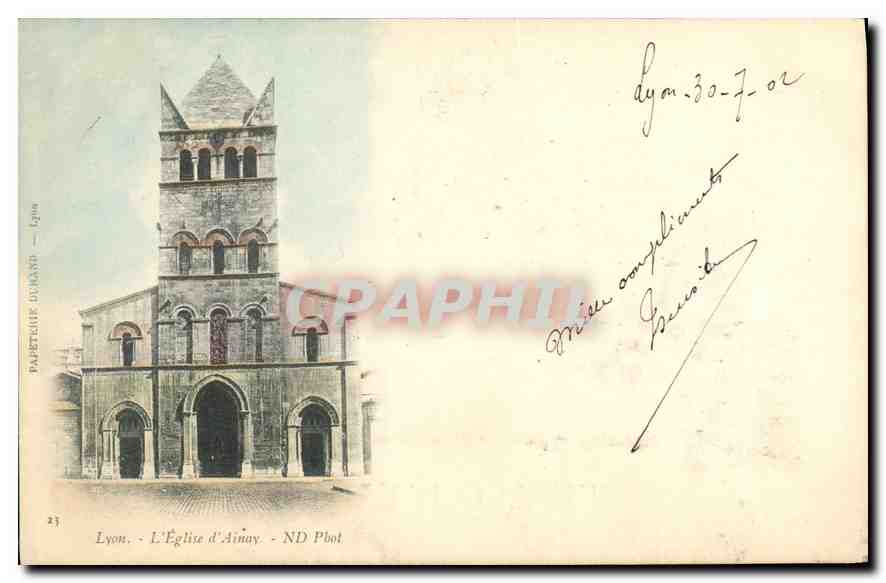 CPA Lyon Eglise d'Ainay