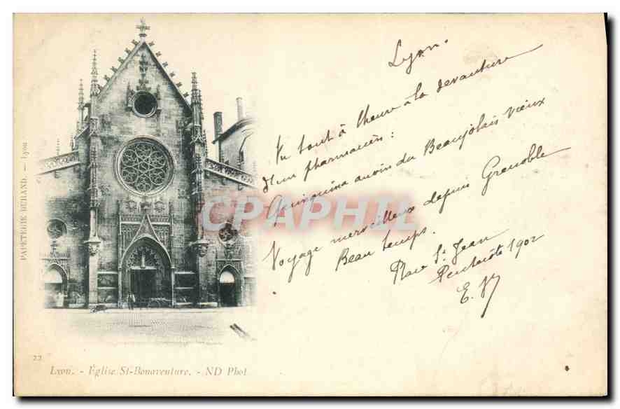 CPA Lyon Eglise St Bonaventure