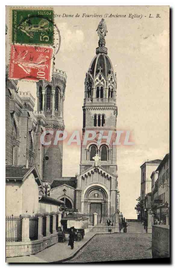 CPA Lyon Notre Dame de Fourviere (l'Ancienne Eglise)