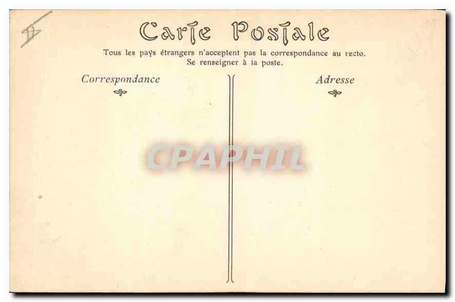 CPA Lyon L'Elgise Saint Pothin — Verso