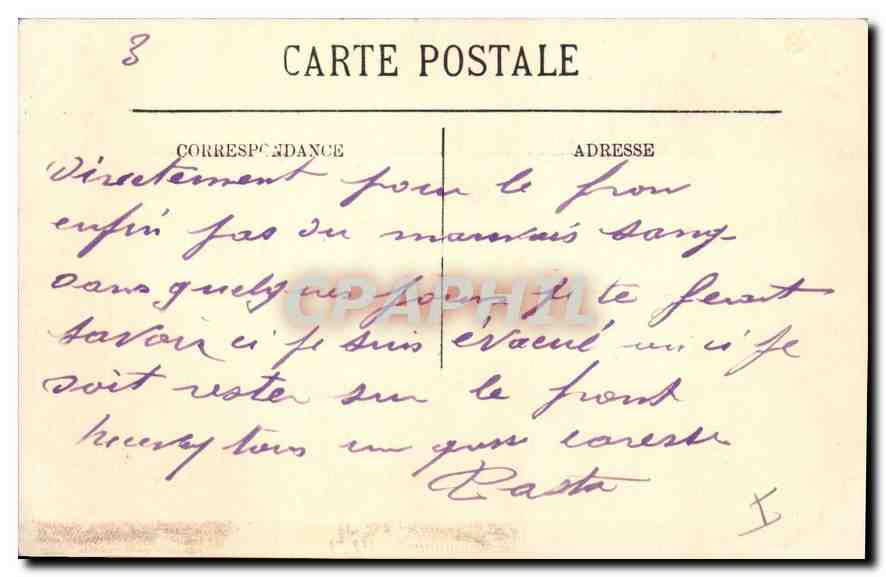 CPA Lyon Notre Dame de Fourviere L'Abside — Verso