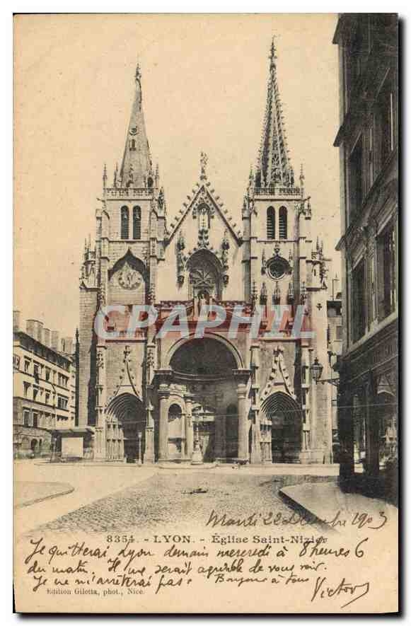 CPA Lyon Eglise Saint Nizier