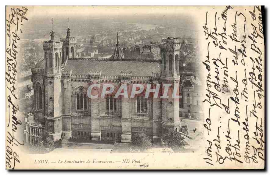 CPA Lyon Le Sanctuaire de Fourviere