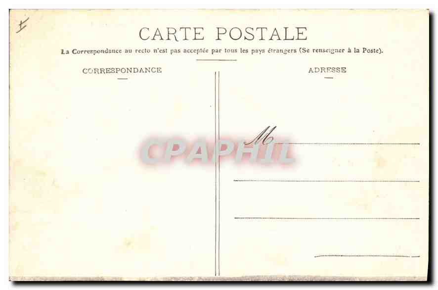 CPA Lyon Coteau de Fourviere et Tour Metallique — Verso