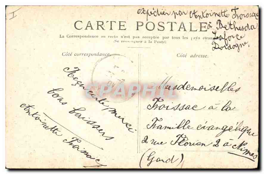 CPA Paris Le Musee de Cluny Eleve par Pierre de Chaons abbe de Cluny sur les restes du vieux des emp — Rückseite