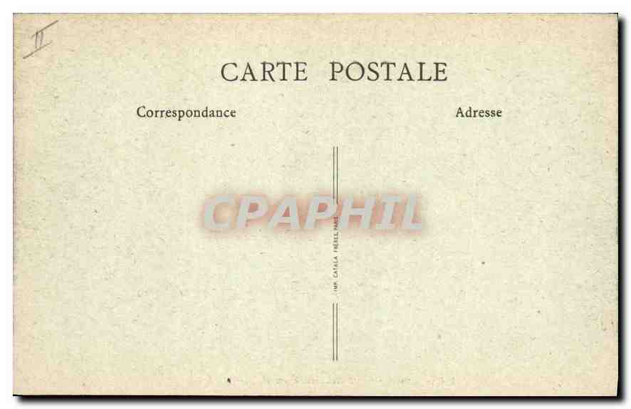 CPA Lyon Cour inteieur du Palais des Arts — Verso