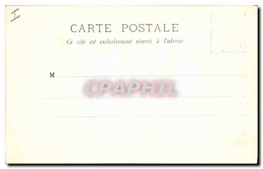 CPA Lyon La Fontaine Bartholdi — Verso