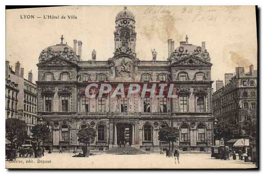 CPA Lyon Hotel de Ville