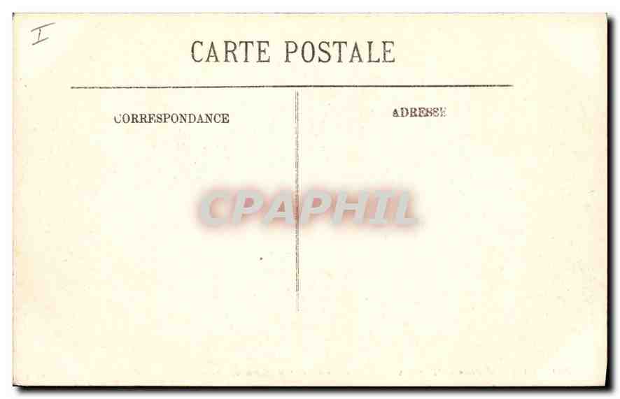 CPA Lyon Place des Terreaux L'Hotel de Ville et le Palais des Arts — Verso