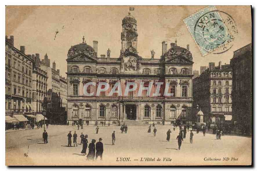 CPA Lyon Hotel de Ville