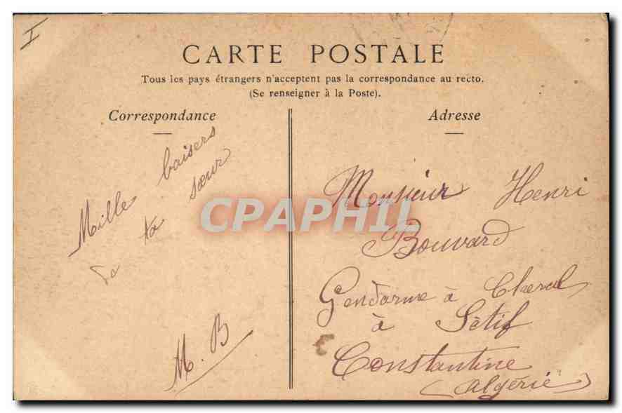 CPA Lyon Hotel de Ville — Verso
