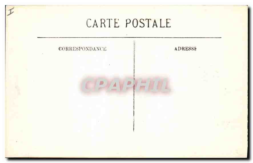 CPA Lyon Place des Terreaux l'Hotel de Ville et le Palais des Arts — Verso