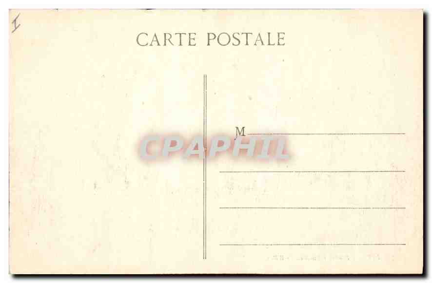 CPA Lyon Fontaine Bartholdi — Verso
