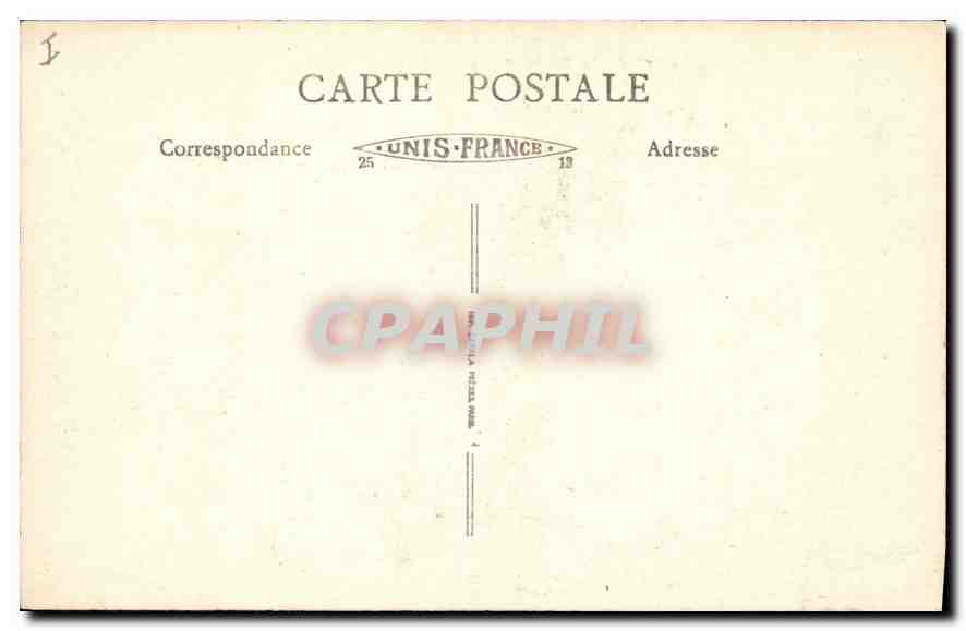 CPA Lyon Le Palais des Arts (ancien Palais Saint Pierre) — Verso