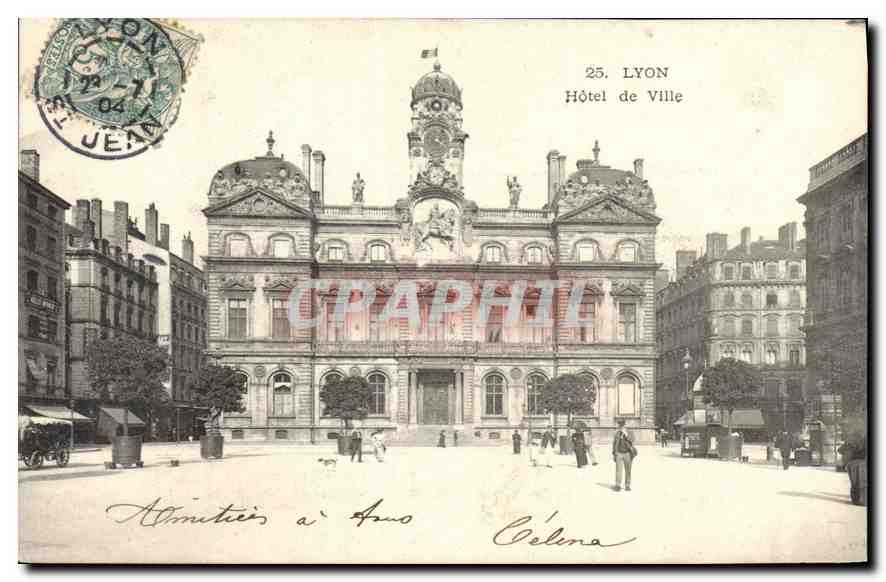 CPA Lyon Hotel de Ville