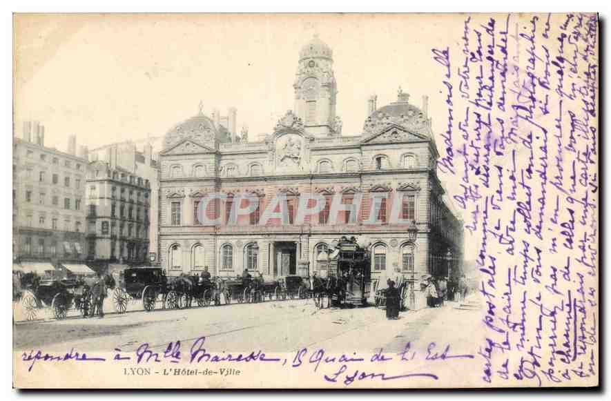 CPA Lyon Hotel de Ville