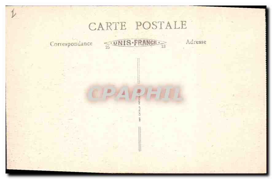 CPA Lyon Fontaine Bartholdi erigee en 1892 — Verso