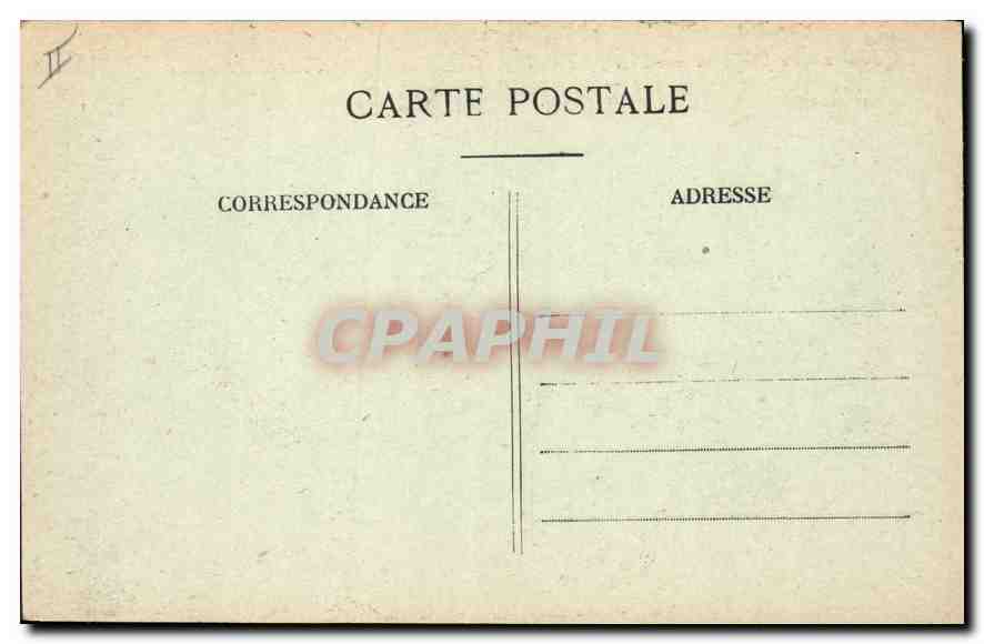 CPA Lyon Maison de St Jean de Diau Cour d'Honneur — Verso
