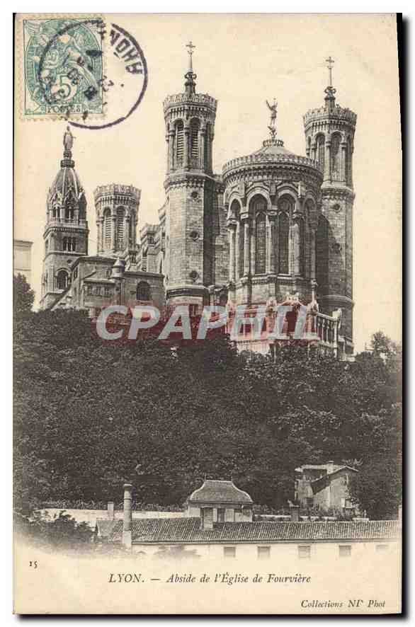 LYON — Abside de l'Église de Fourvière — Collections NF Phot