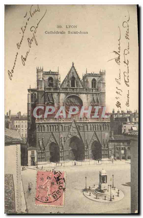 CPA Lyon Cathedrale Saint Jean