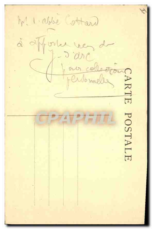 CPA Lyon Marcel L'Autel Privilegie de la Confrerie du Coeur Eucharistique de Jesus dans l'Eglise Sai — Rückseite