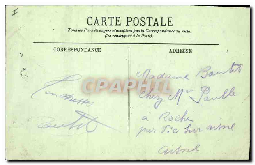 CPA Lyon Notre Dame de Fourviere L'Abside — Verso