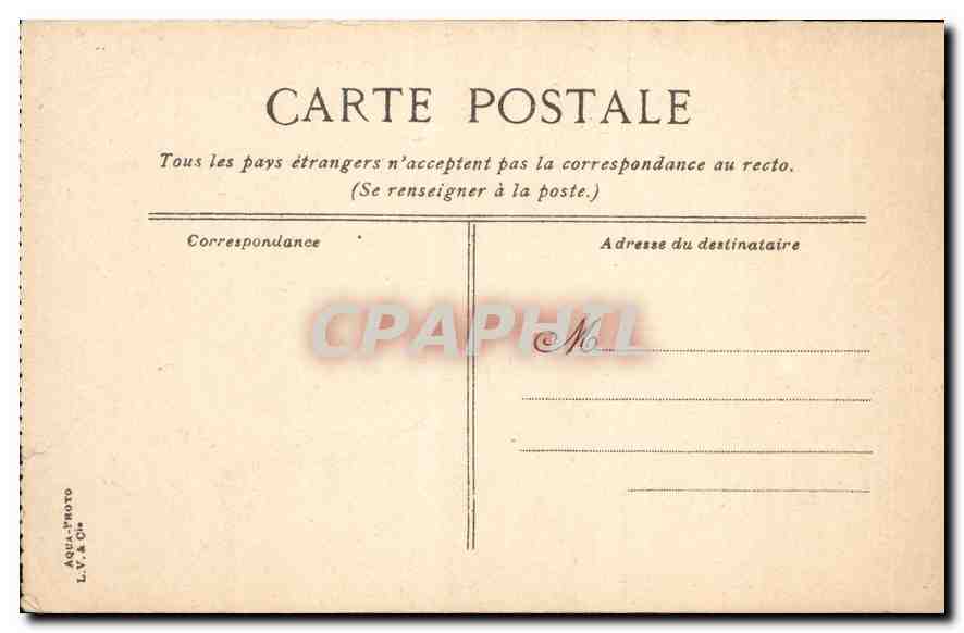 CPA Lyon la Tour Metallique — Verso