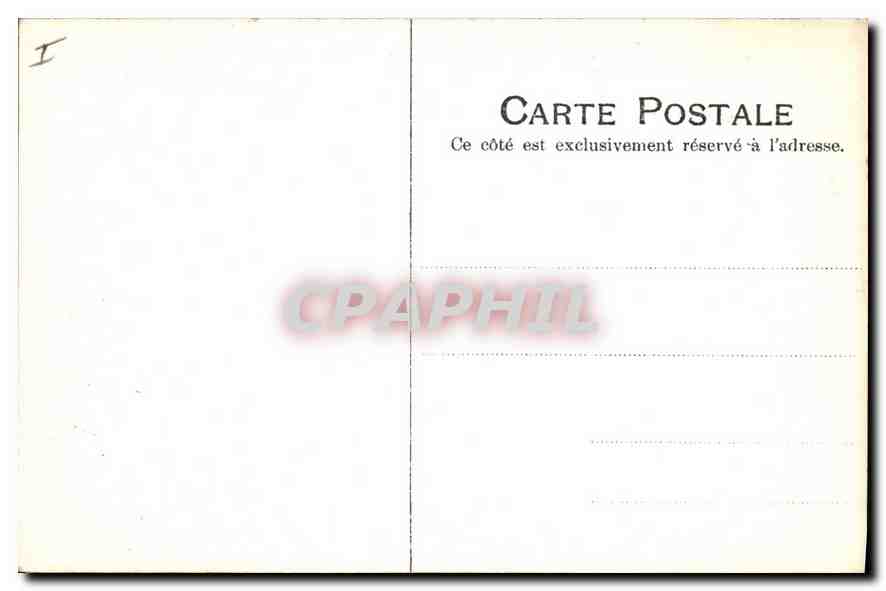 CPA Lyon Cathedrale Saint Jean — Verso