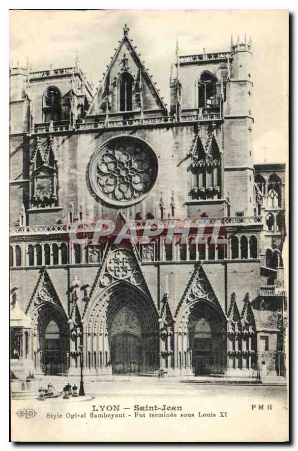 CPA Lyon Saint Jean Style Ogival Flamboyant Fut terminee sous Louis XI
