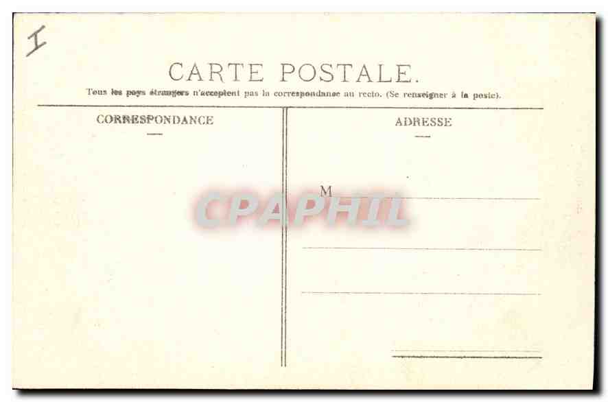 CPA Lyon Eglise Saint Nizier — Verso