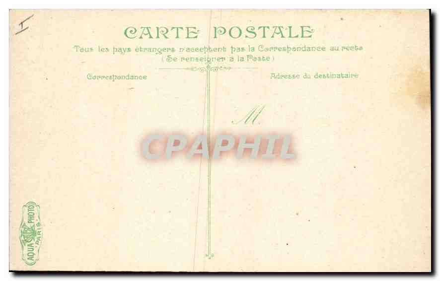 CPA Vichy Le Pavillon de l'Empereur — Verso