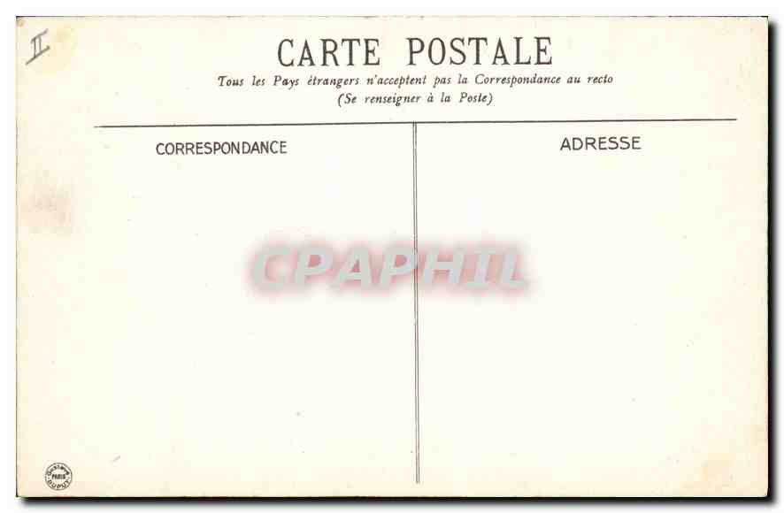 CPA Vichy Galerie Promenoir — Verso