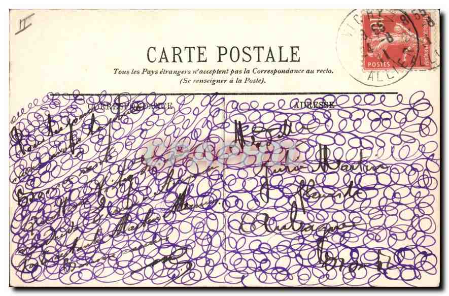 Vichy — Le Golf Club — LL. — CPAPHIL 345 — Rückseite