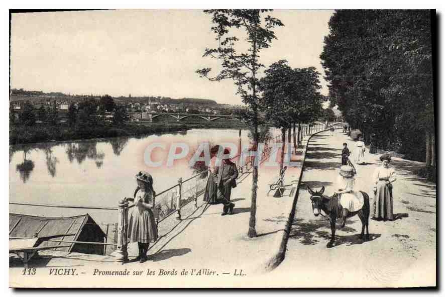 Vichy — Promenade sur les Bords de l'Allier — LL. n° 113