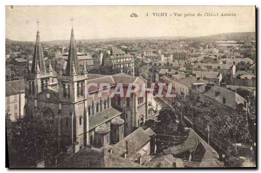 CPA Vichy Vue prise de l'Hotel Astoria