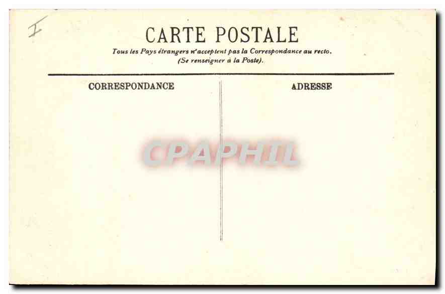 CPA Vichy La Veranda du Casino — Rückseite