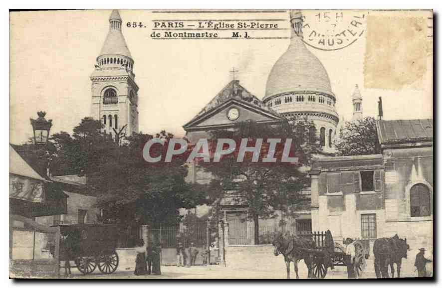 Paris — View of the Church of Saint-Pierre de Montmartre — M.L. n°654