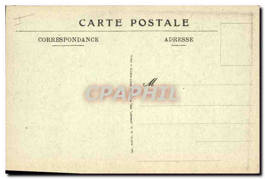 CPA Basilique du Sacre Coeur de Montmanrtre La Choeur et le Maitre Autel — Rückseite