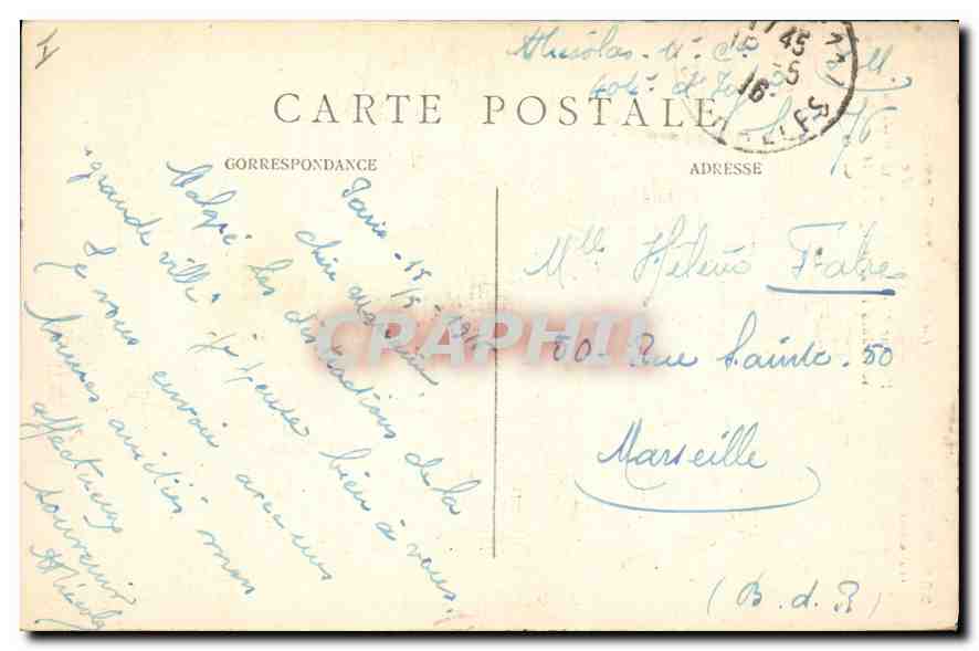 CPA Paris La Basilique Sacre Coeur et le Campanlile — Rückseite