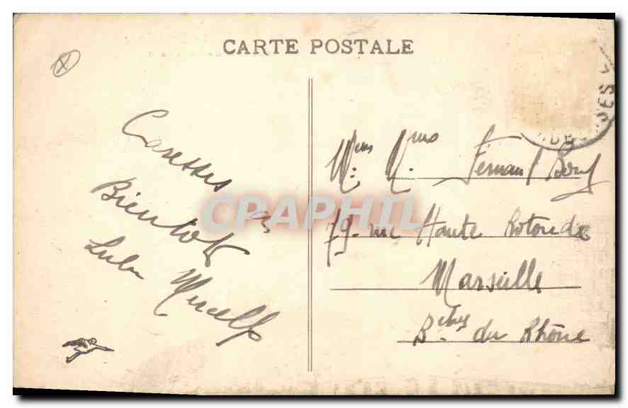 CPA Paris Le Sacre Coeur — Rückseite