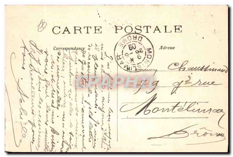 CPA Paris Le Sacre Coeur de Montmartre et L'Eglise St Pierre — Rückseite