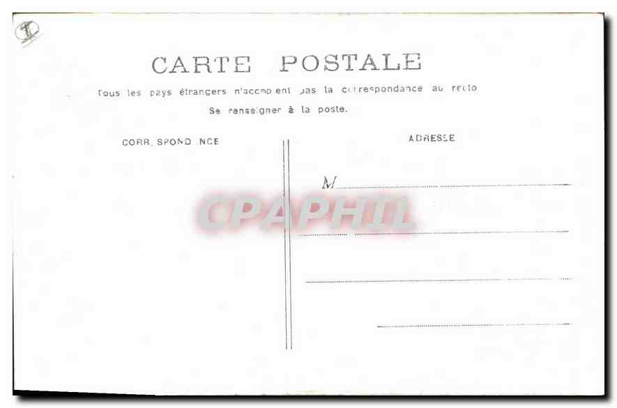CPA Paris Funiculaire de Montmartre — Rückseite