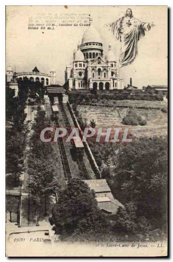 CPA Paris Basilique du Sacre Coeur de Montmartre terminee de le Sacre Coeur de Jesus